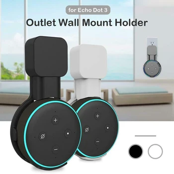 Amazon Echo Dot 3. Generácie Reproduktor na Stenu Mount Stojan Kompatibilný So Alexa Smart Home Homekit Zásuvky v Stene Vešiak