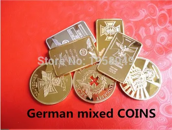 70 ks pozlátené nemecký mince zber nastaviť,WW2 nemecko mince zber set !dhl zadarmo doprava