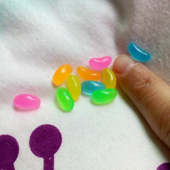 100ks Farebné Miniatúrne Jelly Candy Roztomilý Mini Falošné Potravín Deco Časti Diy Plastové Simulácia Potravín