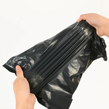 HARDIRON Kuriér Tašky Čierne Hladké Nové Plastové PE Poly Skladovanie Taška Obálka Poštová Tašky Samolepiace Tesnenie Plastové Tašky
