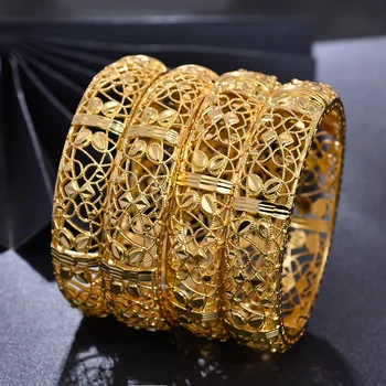 Wando 24K Šperky Veľké Dubaj Zlatá Farba Prívesky pre Ženy Dubaj Šperky Etiópskej Náramok Arabskom Blízkom Východe Štýl