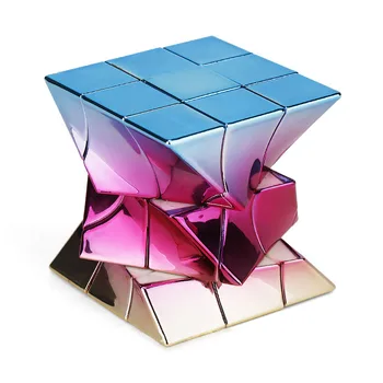 DNA Magic Neo Cube 3x3x3 Odrážajúcej Pokovovanie Twisted Kocka Limited Edition veterný Mlyn Fisher Kľukatých Kocka Vzdelávacie Hračky Cubo