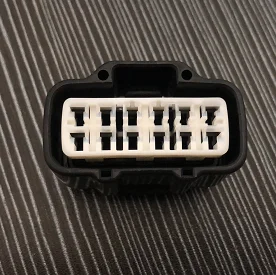 Black 12 pin auto nepremokavé auto konektory 2.2 žena 90980-11151 kábel kábel adaptéra konektory