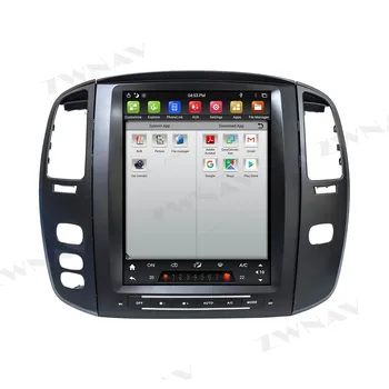 Tesla obrazovke Android, 9 Auta Multimediálny Prehrávač Pre LEXUS LX470 2004 2005 BT GPS Navigácia, Auto video, audio rádio stereo hlava jednotky