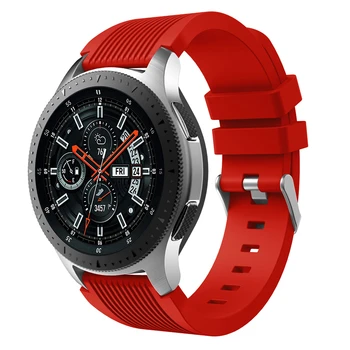 22 mm silikónové hodinky kapela Samsung Galaxy sledovať 46 mm výstroj S3 športové príslušenstvo magické hodinky 46 mm Náhradný Náramok na Zápästie