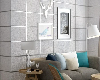 Beibehang Moderný minimalistický mramoru štvorcov netkaných stenu papier Teleskopická gauč rohu steny-spálne, obývacia izba 3d tapety