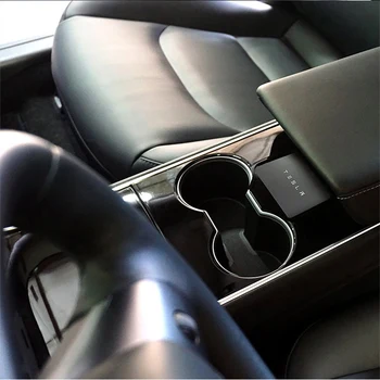 1pc Auto Motor Štart Kartu Kľúčové Postavenie Výbava Rám Držiaka Fixer Obmedzenia Zátka Nálepky, Dekorácie, Doplnky pre Tesla Model 3