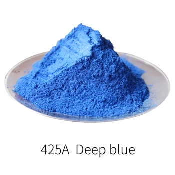 Blue Pearl Pigmentové Farbenie Keramický Prášok Farby Povlaku Automobilových Náterov Umeleckých Remesiel Farbenie pre Kožené 50g Za Balík