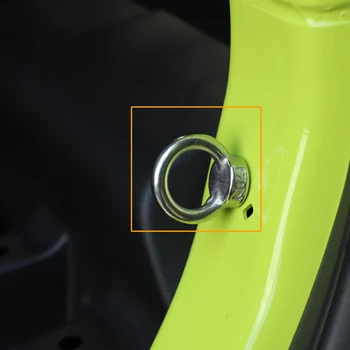 12Pcs Auto Rýchle Odstránenie Uzáver Palec Skrutky, Strešné Doplnky Striebornej Nerezovej Ocele vhodné Na Suzuki Jimny 2019 2020