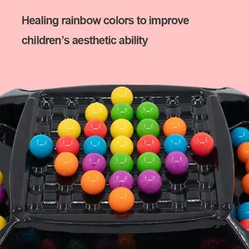 Rainbow Loptu Odstránenie Hra Rainbow Puzzle Magic Šach Doskové Hry, Hračky, Nastavený Pre Dieťa Dospelá Dieťa Deti Skoro Vzdelávacie Hračky