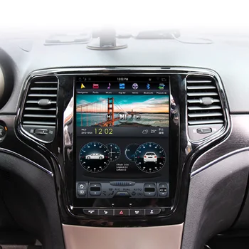 10.4 palce Vertikálne obrazovke Android, 9.0 Auta GPS Navigácie Na Jeep Grand Cherokee-2017 Stereo Rádio, WIFI multimediálny prehrávač