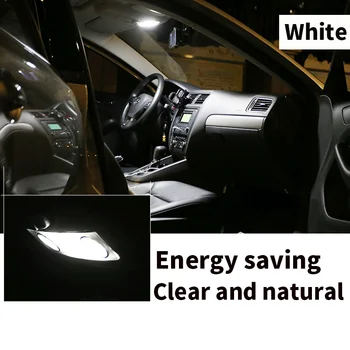 9pcs Biela LED Lampa T10 W5W Auto Žiarovky Interiér Balík Kit Mapu Dome batožinového priestoru Rukavice Box Ľahký Fit rokov 2011-2016 pre Kia Sportage