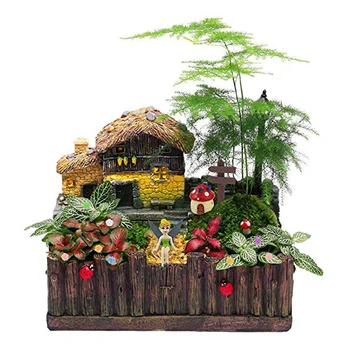 Miniatúrne Víla, Záhradné Dekorácie Rozprávkové Figúrky Živice Bonsai Micro Krajiny DIY Remesiel Rozprávková Záhrada Vianočný Dekor