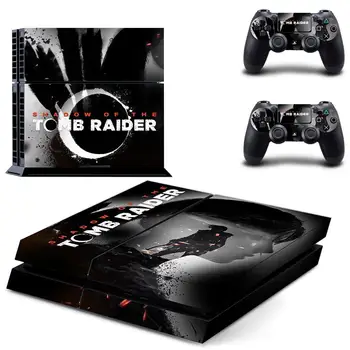 Tomb Raider PS4 Nálepky Play station 4 Pokožky PS 4 Nálepka Kryt Kotúča, Pre PlayStation 4 Konzoly PS4 & Controller Kože Vinyl