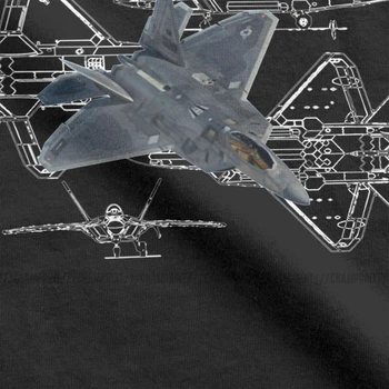F-22 Projekt Spitfire pánske Tričko Stíhacieho Lietadla WW2 Vojny Pilot Lietadlo Lietadlo Tee Tričko Krátky Rukáv T-Shirts Bavlna