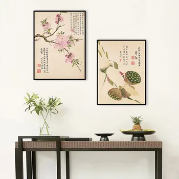 Plagáty Vytlačí Nádhernej Čínskej Antické zbierky Imitácia starovekej Číne Ľudia a Krásna Krajina, obraz /Wall Art Č.