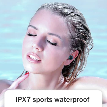 M11 TWS Bluetooth Slúchadlá Bezdrôtové Slúchadlá IPX7 Športové Vodotesné Slúchadlá Automatické Párovanie Headsetu Funguje Na Všetkých Smartphone