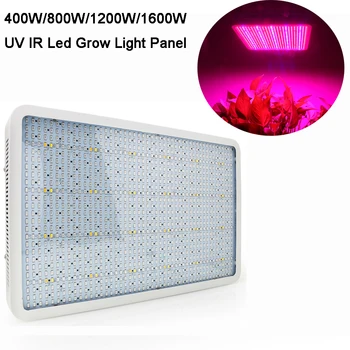 Celé Spektrum 1600W LED Rásť Svetlo Červená/Modrá/Biela/Teplá/UV/IR AC85~265V SMD5730 Rastlín Lampa Pre Vnútorné Rastlina Rastie a Kvitne