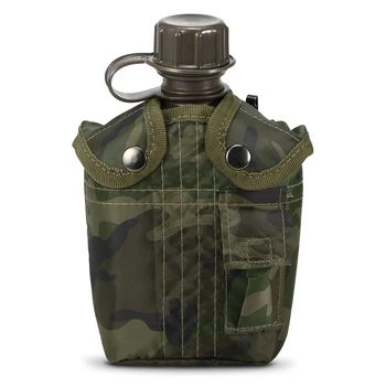 1L Vonkajšie Vojenské Jedálne Fľaša Kempovanie Turistika Backpacking Prežitie Fľaša na Vodu Kanvica s vekom Jedálne Kanvica