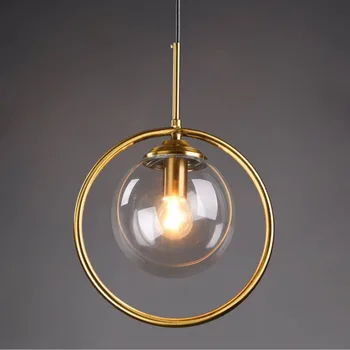 Nordic Sklo LED Prívesok, Svetlá Obývacia Izba, Spálňa, Nočné Lampy Prívesok Lampa Kuchynské Závesné Lampy Domova Vnútorné Osvetlenie