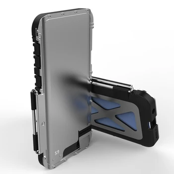 R-STAČÍ ShockProof puzdro Pre Samsung Galaxy Note 8 9 S8+ S9 S9+ Flip Hliníka Kovové Kráľ Iron Man 360 zbroje Telefón Prípade