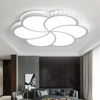 Crystal Akryl Moderné LED Stropné Svietidlá s priemerom 42/52/62 cm Stropné Lampy, obývacia izba, spálňa lamparas de techo plafondlam