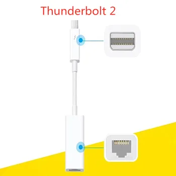 Nový Thunderbolt 2 Gigabit Ethernet Converter Apple Lightning Port Converter RJ45 Drôt Converter A1433