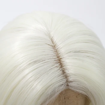 Hot predaj!Parochne len Vysokej teplote vlákno 40 cm dlhé 1/3 22-24 cm dlhé BJD Bábika parochňu farebné lovey Bjd bábika vlasy
