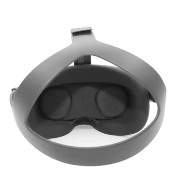 VR Tvár Silikónová Maska Pad s VR Objektív Chránič Kryt pre Oculus Quest Tvár Vankúš Potu Dôkaz, Dôkaz Svetlo