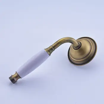 Antique Brass Telefón Štýl Kúpeľňa Ručné Sprchy Hlavu Úsporu Vody, Sprcha Hlavu 1,5 M sprchové hadice Ručné Sprchy Držiteľ