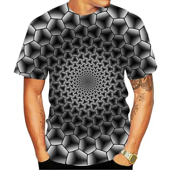 2020 nové trojrozmerné grafické T-shirt pánske bežné topy zábavnej 3D pánske T-shirt lete O-neck tričko plus veľkosť streetwear