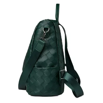 2020 zimné nové dámy batoh luxusné dizajnér dievča tkané školské tašky mäkké kožené veľkú kapacitu cestovný batoh hot predaj