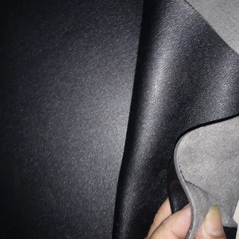Kvalitné Black PU Koža, Textílie na Obuv Hrúbka 1.8 mm Faux Kožené Textílie pre Pásu Syntetickej Kože, Tkaniny pre Vak urob si sám