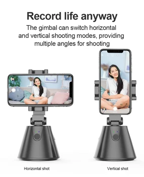 Smart Osobné Robot-cameramn Smart AI Rozpoznávanie Tváre Sledovanie Mobilných telefónov PTZ Live 360° Traching Majiteľa Objektu Statív
