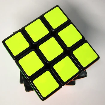 Čierne PVC Magic cube puzzle ShengShou SengSo Legenda ChuanQi 56mm 3x3x3 3x3 profesionálne rýchlosť kocka vzdelávacie hračky hry darček