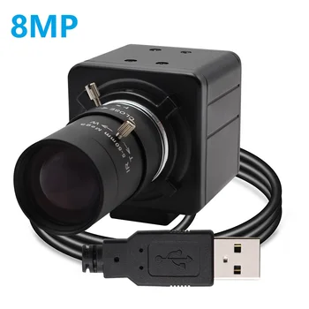 8MP USB Kameru SONY IMX179 Snímač CMOS Rada USB 2.0 PC Video Webcam 8MP Fotoaparát s 2.8-12mm/5-50mm Maual Zoom Varifokálny objektív