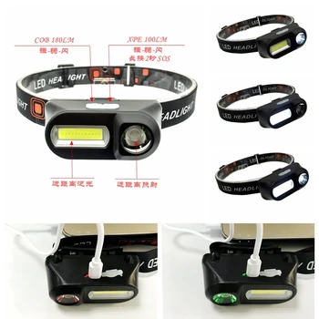 MINGRAY USB Nabíjateľné Svetlometmi 3 W COB LED s lítium batéria horúca predaj vedúci svetlo svetlo Camping baterka