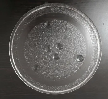 Univerzálny typ Mikrovlnná Rúra Časti rotačných sklenené misky s nohami 24,5 cm