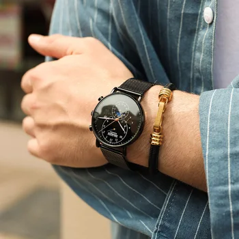 Nové HAIQIN Pánske hodinky top značky Muži Mechanické Hodinky, športové Hodinky mužov Tourbillon nehrdzavejúcej Nepremokavé Automatické Muž Náramkové hodinky