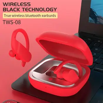 Bezdrôtová Bluetooth Slúchadlá TWS Headset Stereo Zvuk S Prenosné Plnenie Box mobilného Telefónu Slúchadlá S Mikrofónom Slúchadlá TWS-08