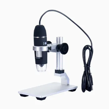 Zliatina hliníka Mikroskopom Postaviť Prenosné Nastaviteľné Manuálne Zaostrenie Digitálny USB Mikroskop Držiteľ Podporu Upravené smerom Nahor a Nadol