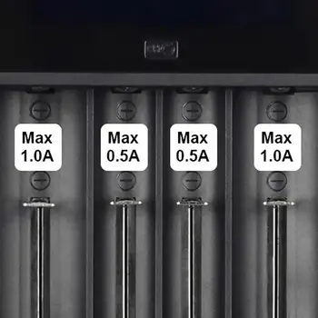 XTAR VC4 Li-ion Batérie, Nabíjačky NiMH Batérie, Nabíjačky 18650 Batérie Univerzálny 4 Sloty Inteligentný LCD, Niklu a vodíka Li-ion Batéria