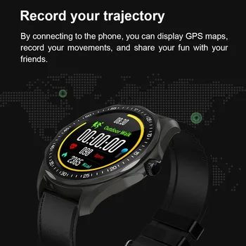 SENBONO S09 Smart Hodinky Vodotesné IP68 Mužov Srdcového tepu, Krvného Tlaku Fitness Tracker GPS Mapa Smartwatch pre Android iOS