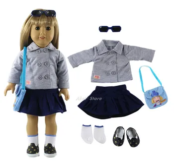 1 Nastavte Bežné Nosenie Oblečenie Bábiky Oblečenie pre 18-palcové bábiky oblečenie,18-palcové bábika príslušenstvo A41