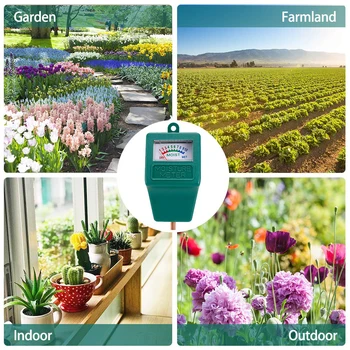 Pôdna vlhkosť tester vlhkomer tester záhradné rastliny kvet test nástroj štvorec pre indoor & outdoor záhrada farmy trávnik