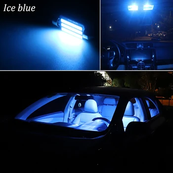 24Pcs Biela bez Chýb Canbus LED žiarovky interiéru Mapu Dome osvetlenia špz svetlá Auta Na BMW X5 E70 (2007-2013)