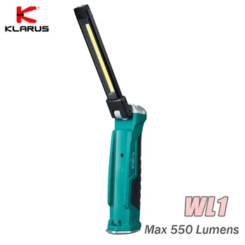 KLARUS WL1 Led Baterka 550lm,lucerna ,Ručné Pracky Magneto High-light USB Nabíjanie Floodlight Tábor Svetlo pre Akúkoľvek Prácu