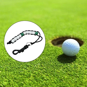 10Pcs/Veľa Golf Odbornej Pomoci S Klip Nylon Golf Skóre Korálky Putt Pamätajte, Prenosné Počítadlo Reťazca Professional
