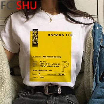 Banán Ryby letné top t-shirt mužov tumblr kawaii harajuku kawaii vintage top tees tričko biele tričko grafické tees