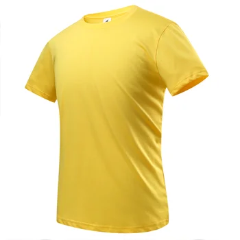YOTEE lete bavlna trend kolo krku T-shirt vlastné LOGO výšivky módne mužov a žien bežné T-shirt